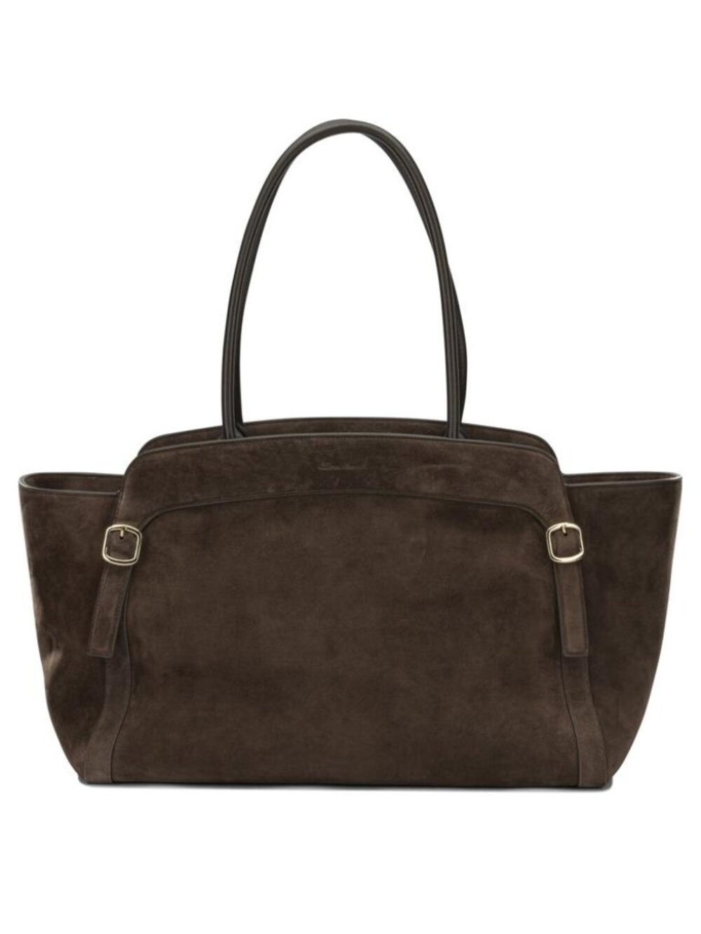 Santoni Double Buckle Medium Shoulder Bag Women